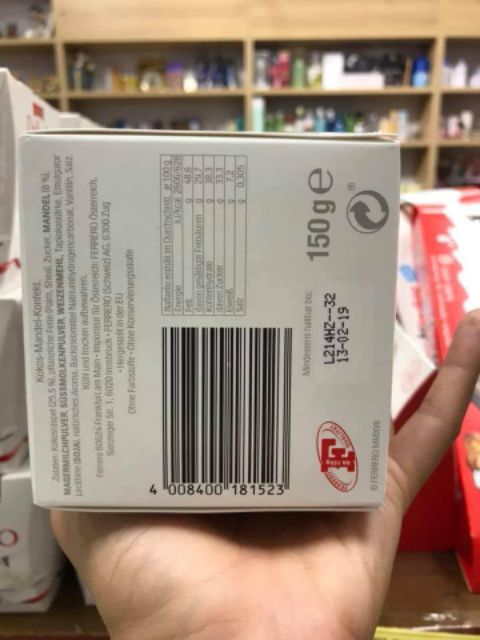 Bánh Raffaello Phủ Dừa Hạnh Nhân