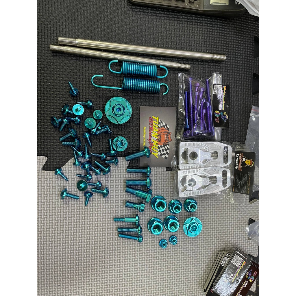 Combo Full Xe Wave Dream Sirius Future WaveA17-21 Ốc Titan GR5 Cao Cấp