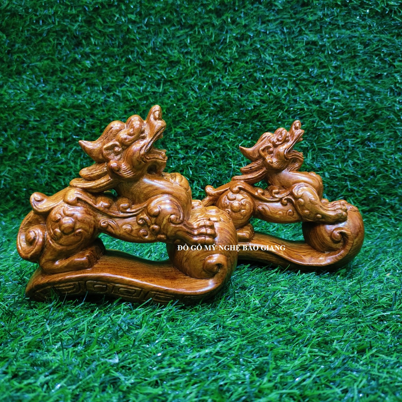 Cặp tỳ hưu gỗ hương