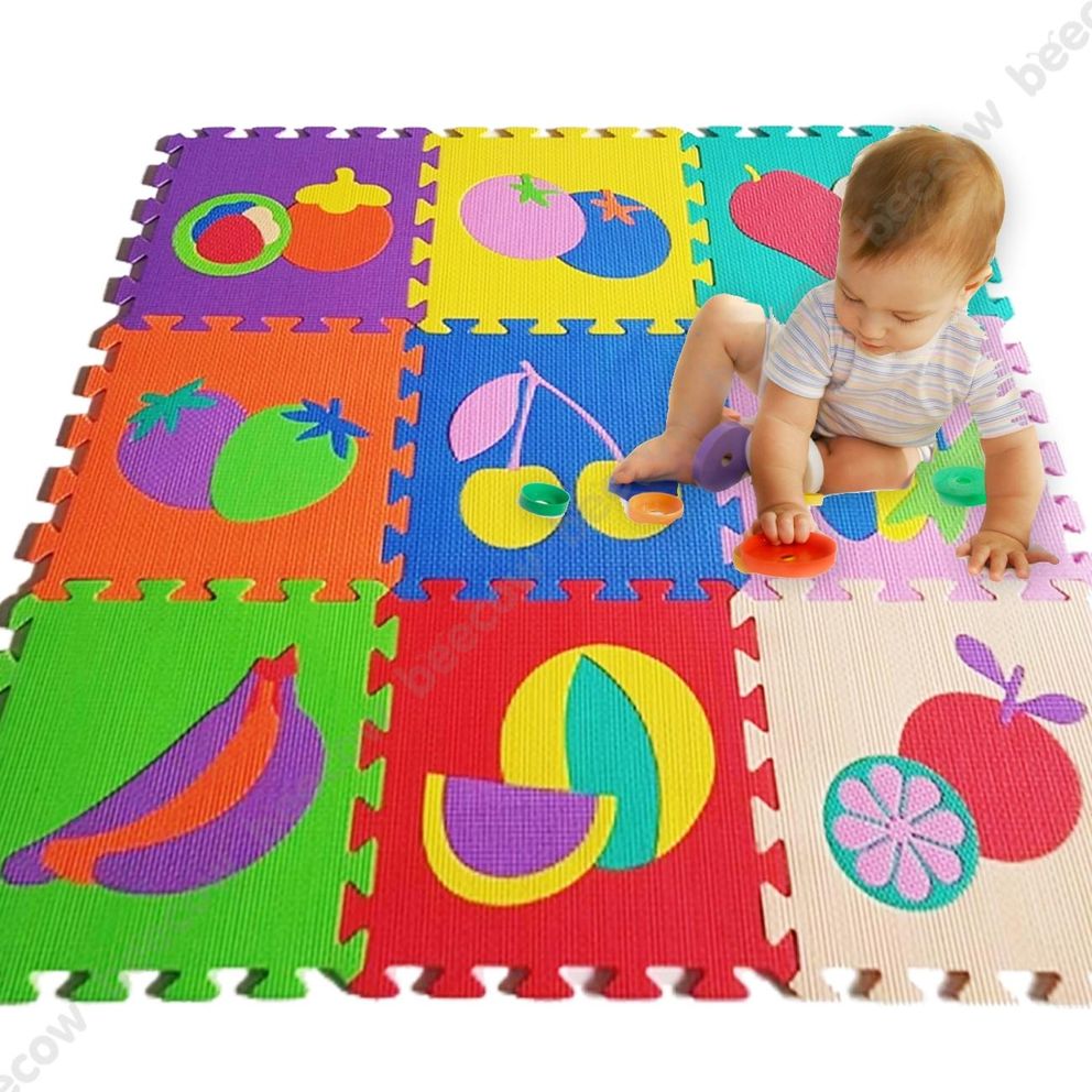 Bộ 10 Miếng Thảm Xốp Ghép Hình Cho Bé