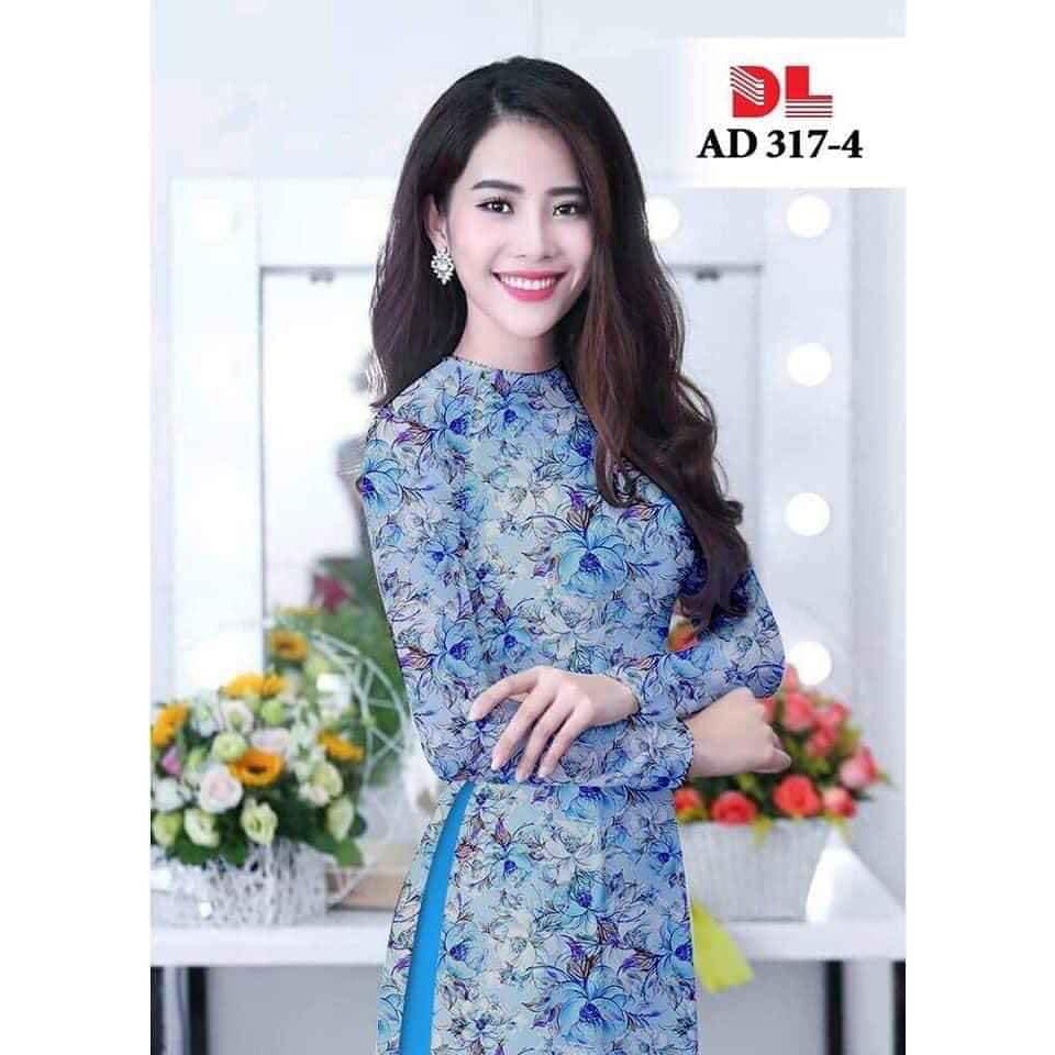 Áo Dài May Sẵn (Cổ Tròn Tay Lở Và Cổ 2P)