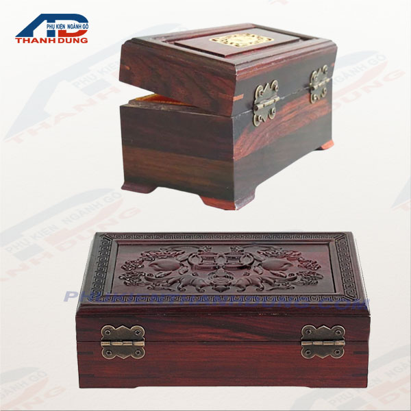 [10 cái] Bản Lề Cánh Bướm Hộp Gỗ 17x20mm