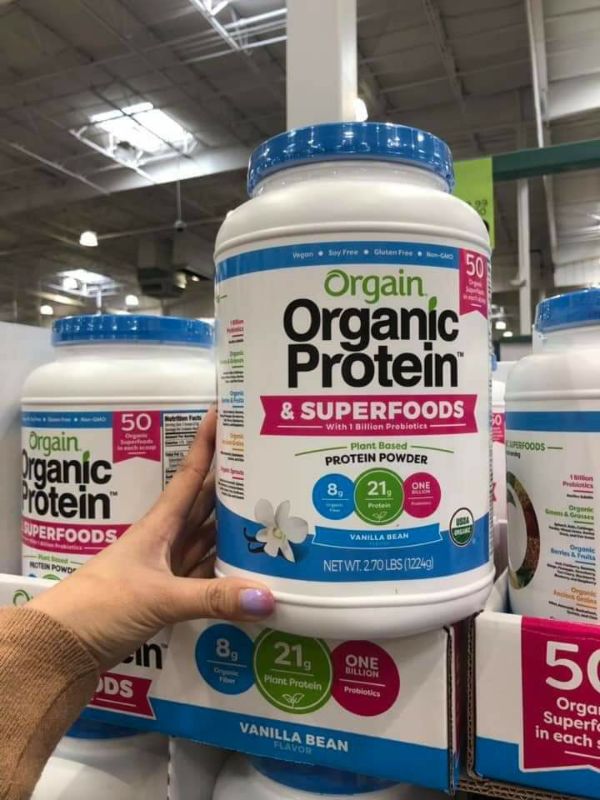 Bột Protein hữu cơ Orgain Organic Protein 1.2kg