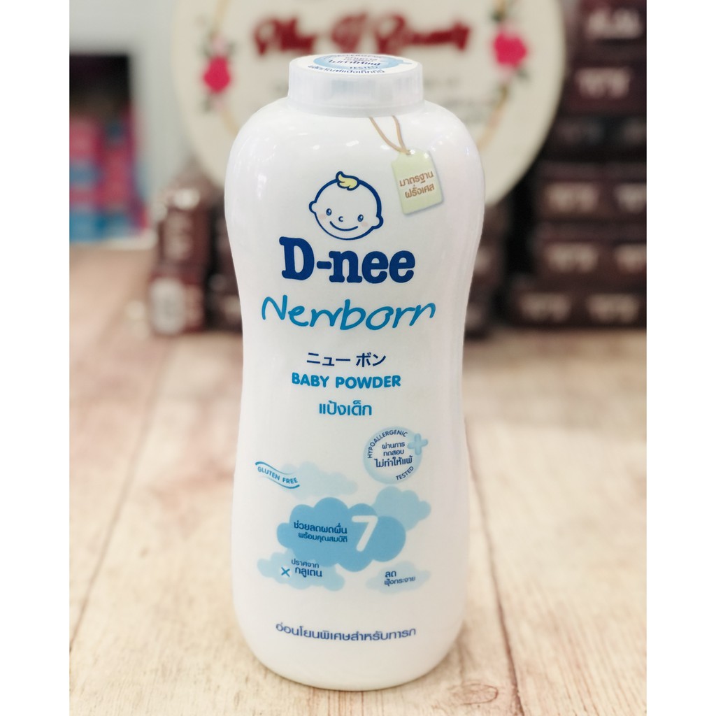 Phấn rôm dnee thái lan d-nee baby powder 380g thơm , khô thoáng , dịu nhẹ da bé