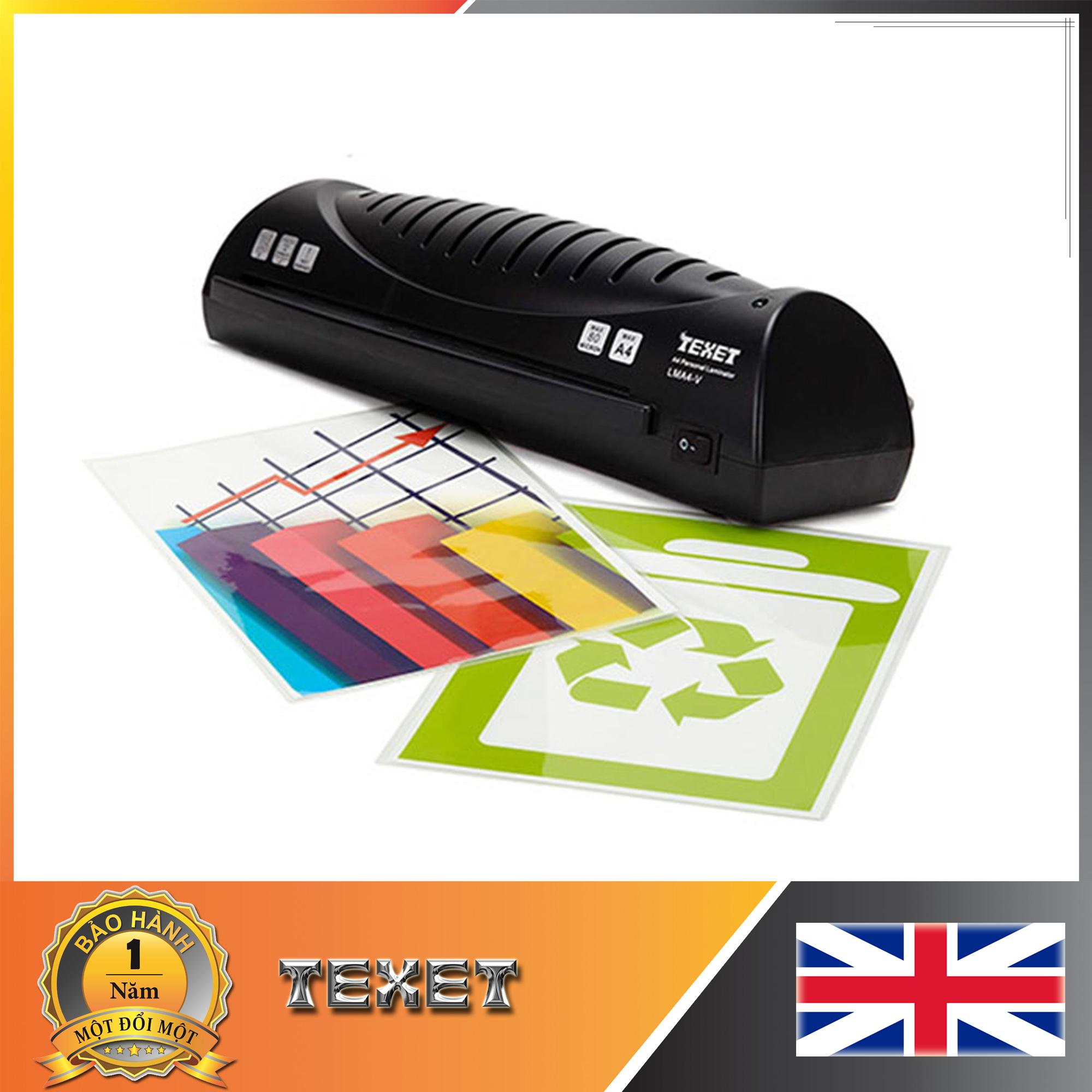 Máy ép nhựa khổ A4 Texet LMA4-V
