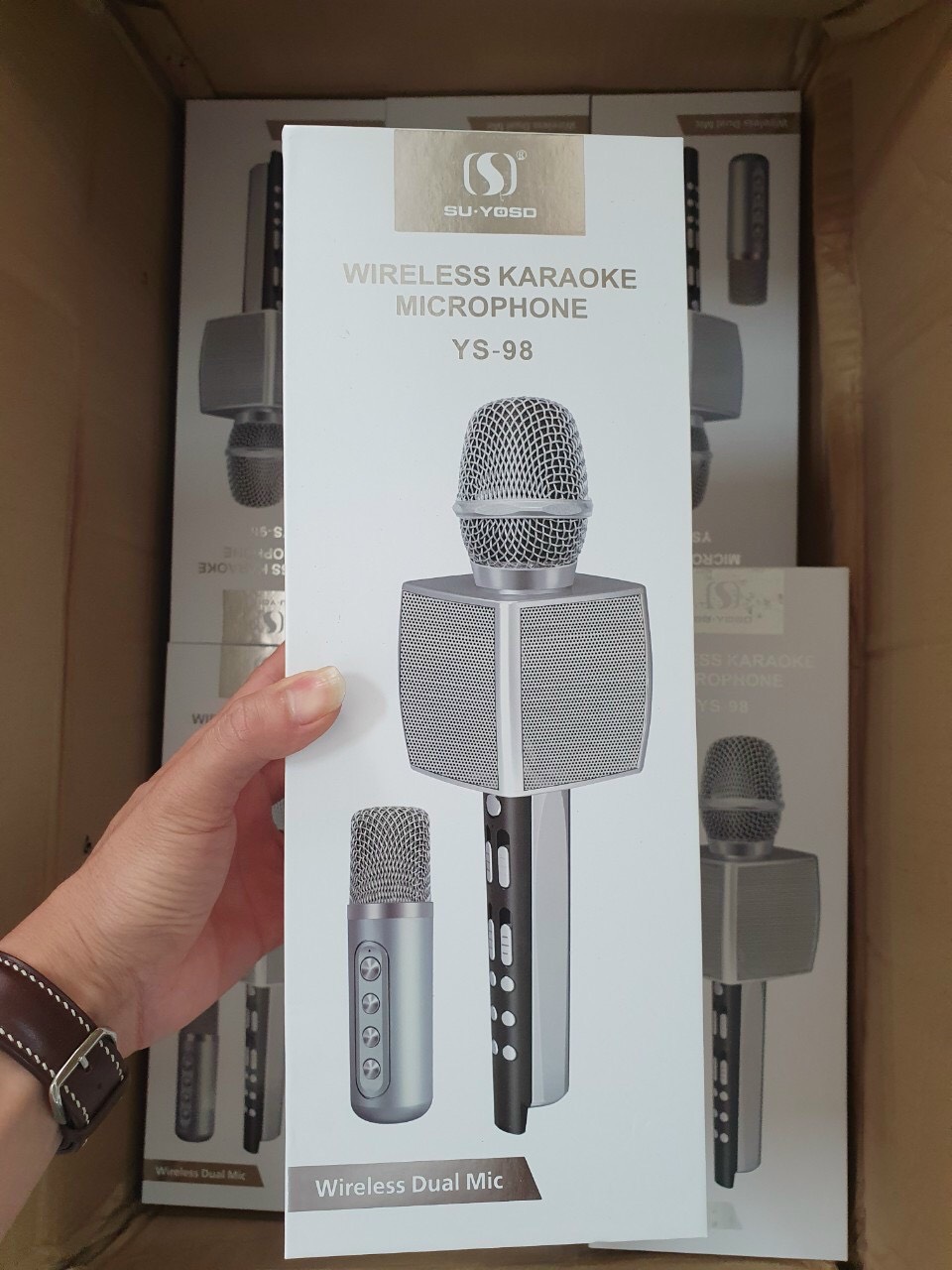 Micro Karaoke Bluetooth YS-98 Echo, Hiệu Ứng Đổi Giọng - Siêu Hút Tiếng, Hát Siêu Hay, Chống Hú Siêu Tốt . Bảo Hành 12 Tháng