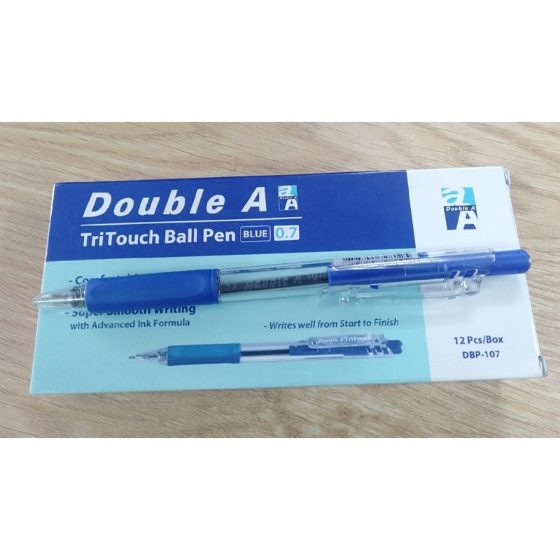 Bút bi Double A TriTouch Ball Pen 0.7mm siêu rẻ