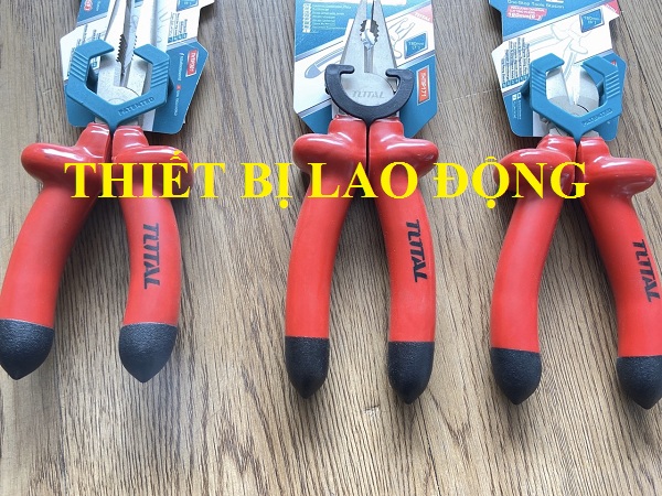 Bộ 3 kềm cách điện total (Kềm cắt, kềm răng, kềm mỏ dài) THTIP261 THTIP171 THTIP381