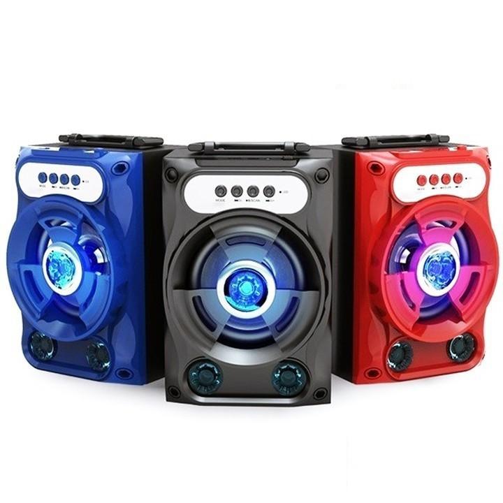 Loa bluetooth mini xách tay sành điệu 5W loại (vỏ gỗ)