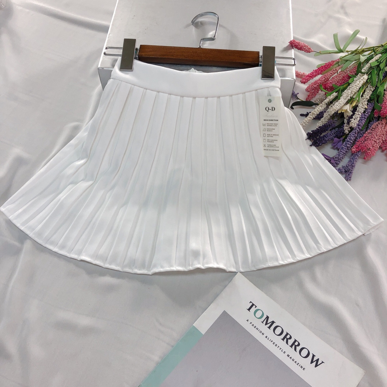 CHÂN VÁY DẬP LY NGẮN MỚI VỀ