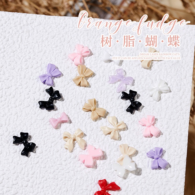 SET NƠ MIX MÀU 30 CÁI ĐÍNH MÓNG