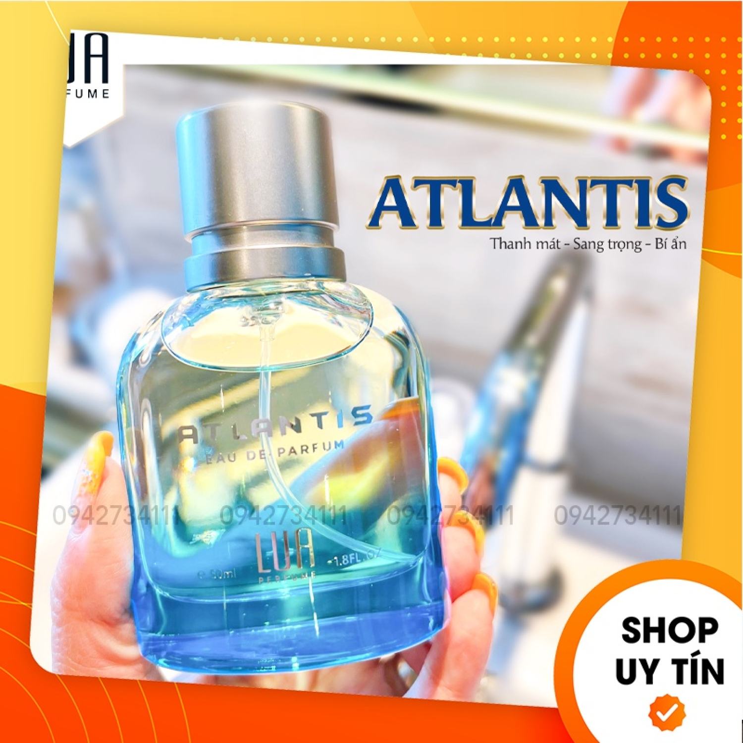 [Chính Hãng] Nước Hoa Nam Atlantis 50ml LUA Perfume