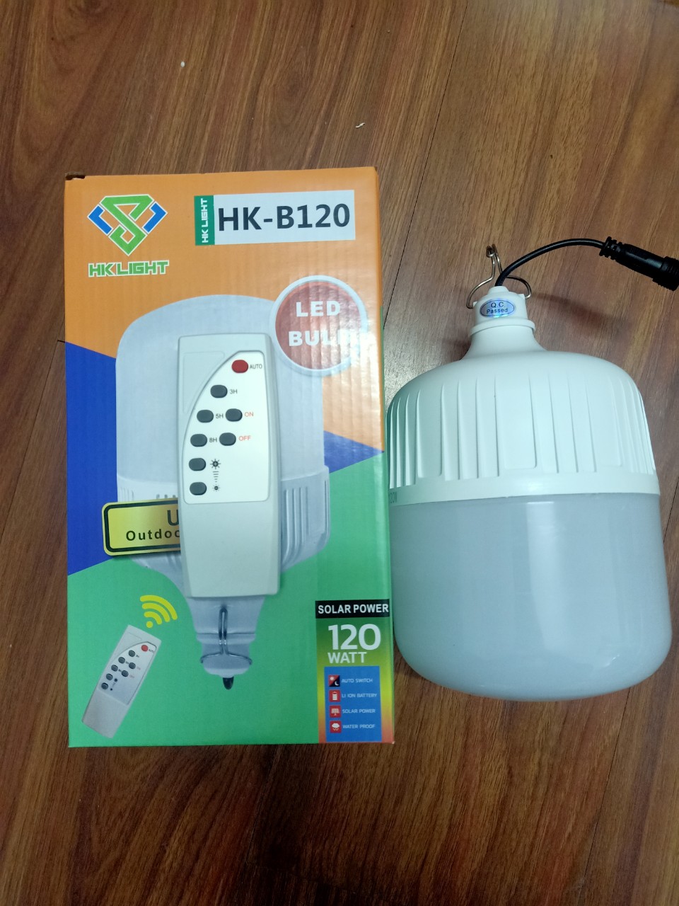 Đèn led búp 200w năng lượng mặt trời