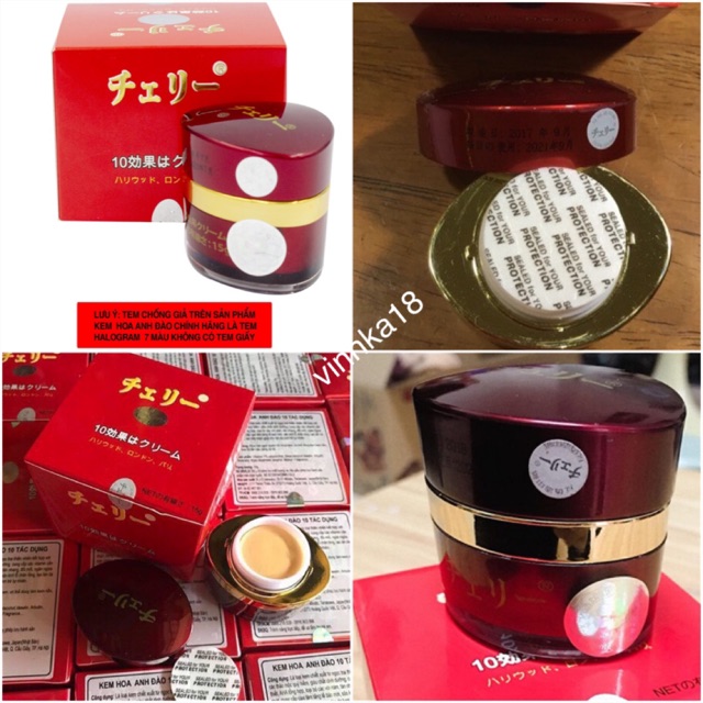 チェリー kem face hoa anh đào nhật bản