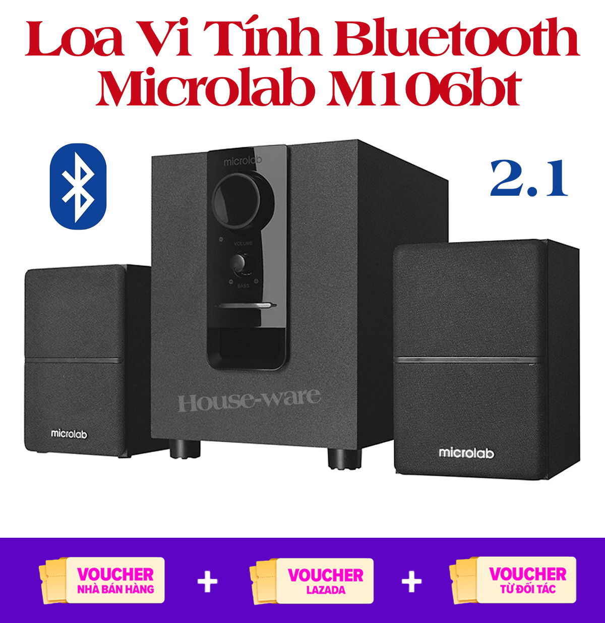 Loa vi tính microlab m106bt 2.1 có bluetooth, thiêt kế mạnh mẽ, loa microlab m106bt /2.1 bluetooth, loa vi tính 2.1 microlab, loa microlab vi tính, loa vi tính microlab có bluetooth, loa vi tính bluetooth microlab m106bt 2.1 sang trọng, mạnh mẽ.