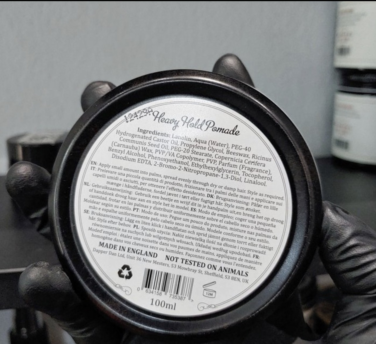 Sáp Vuốt Tóc Dapper Dan Heavy Hold Pomade - 100 Gram