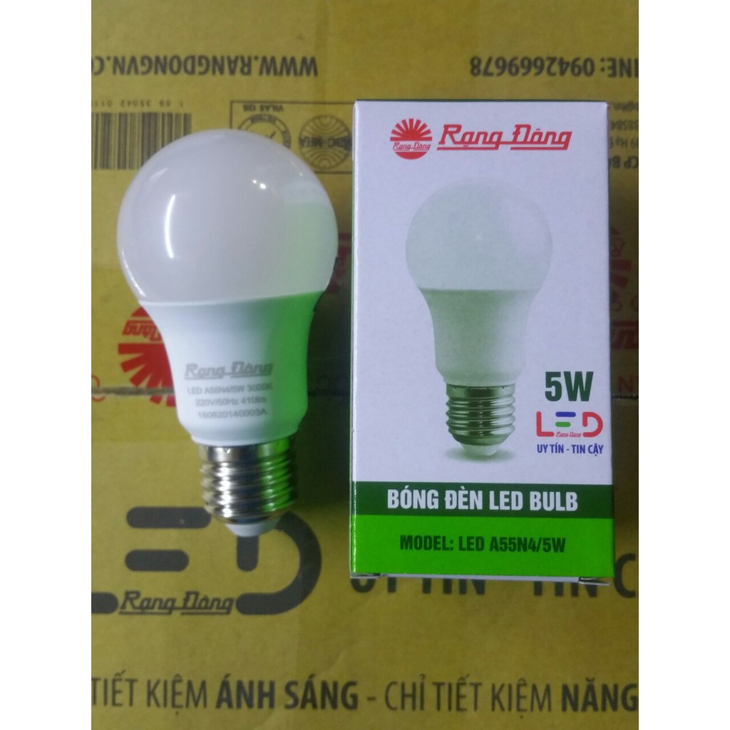 Bóng đèn LED BULB tròn 5W Model: A55N4/5W.H