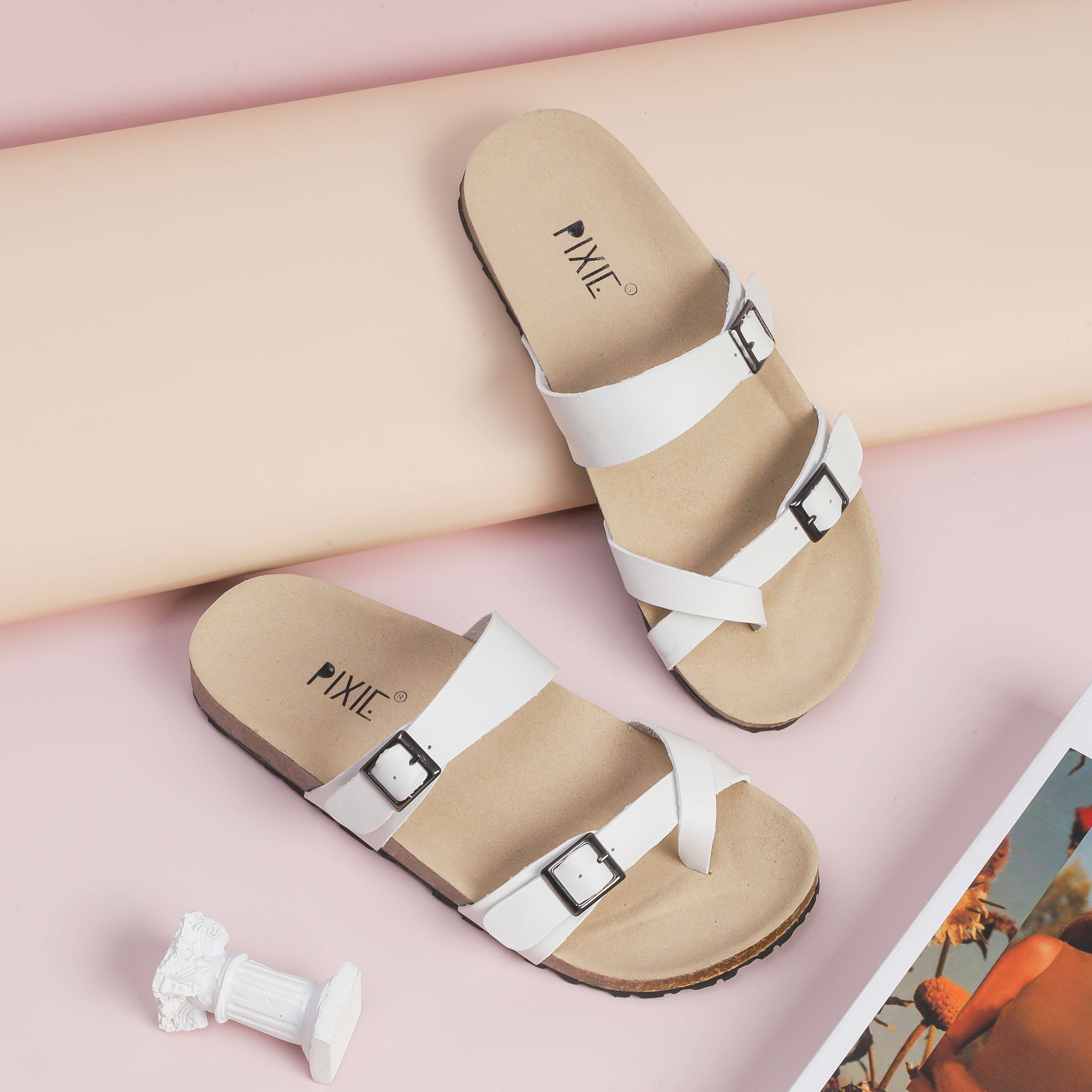 [Form to] Dép Bệt Da Thật Hai Quai Xỏ Ngón Pixie H085