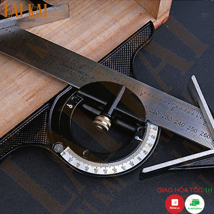 Thước ke góc vuông đa năng 30cm