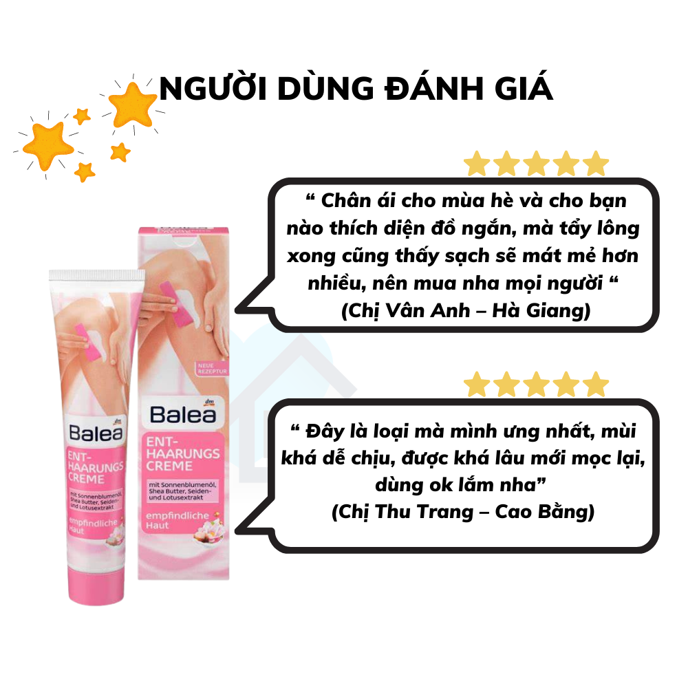 Kem Tẩy Lông Balea Đức tuýp 125 ml