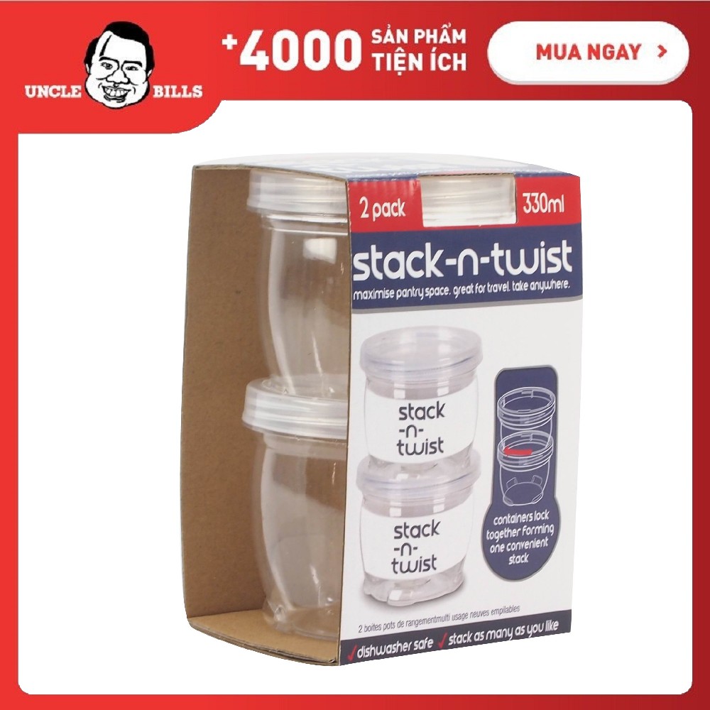 Bộ 2 Hộp Đựng Thực Phẩm UBL KS0518 330ml