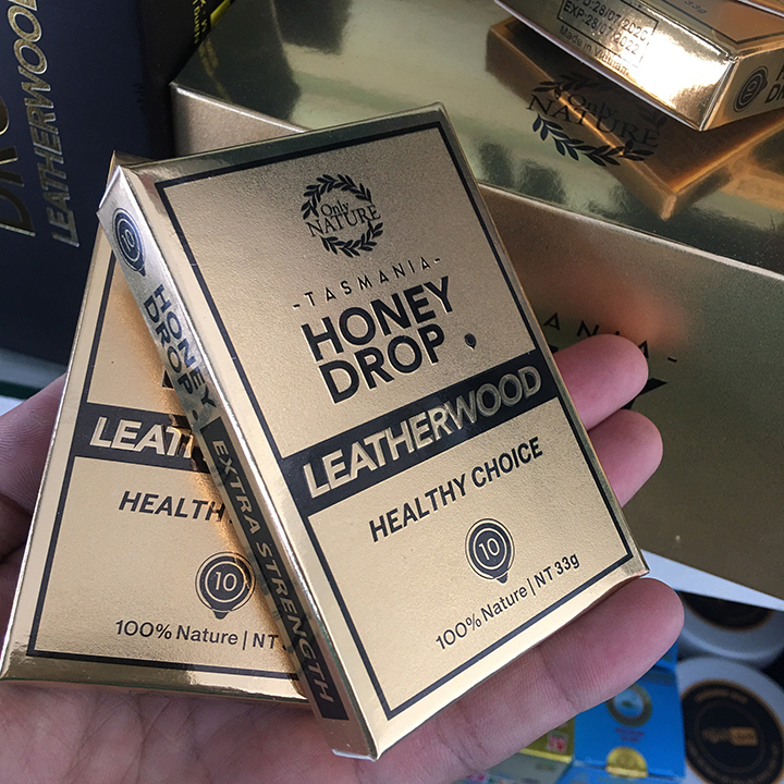 Kẹo Sả Mật Ong Honey Drop Leatherwood -hộp 10v