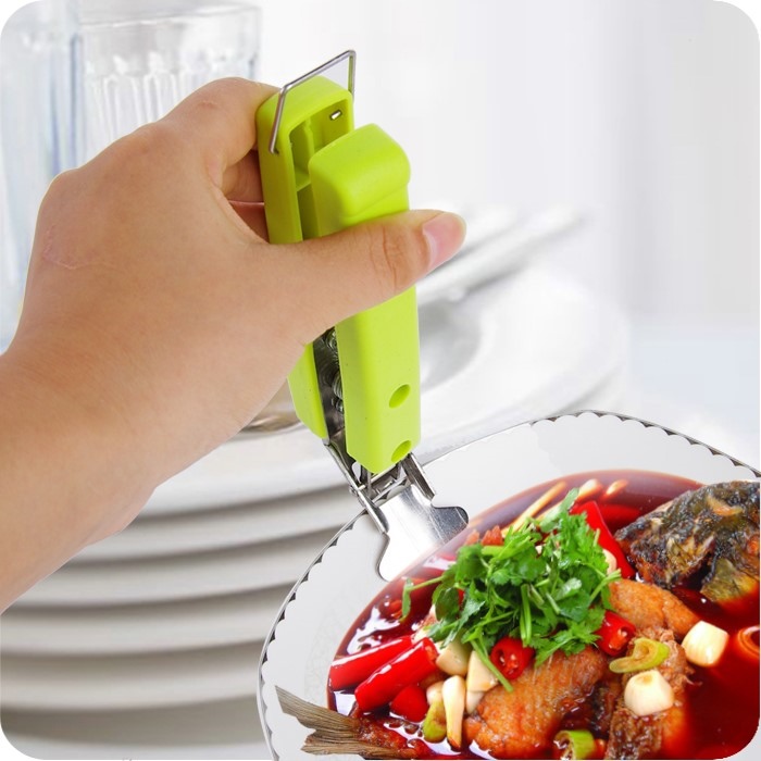 [HCM]Kẹp Gắp Đồ Nóng Bằng Inox Gắp Tô Bát Đĩa Nóng Chống Trượt