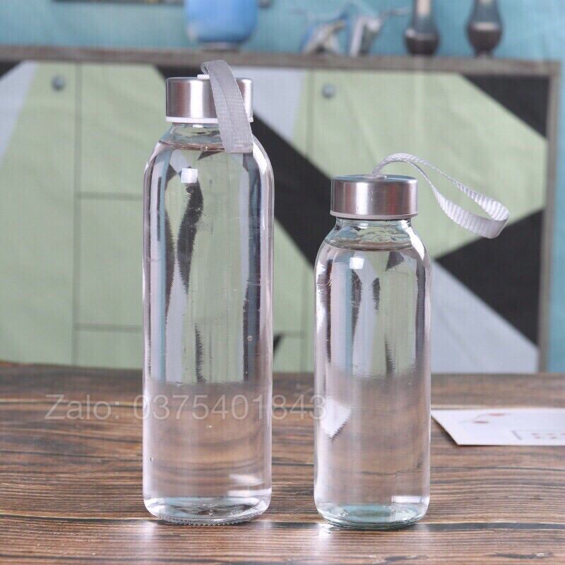 Chai thuỷ tinh nắp dây siêu dày (300ml/500ml)