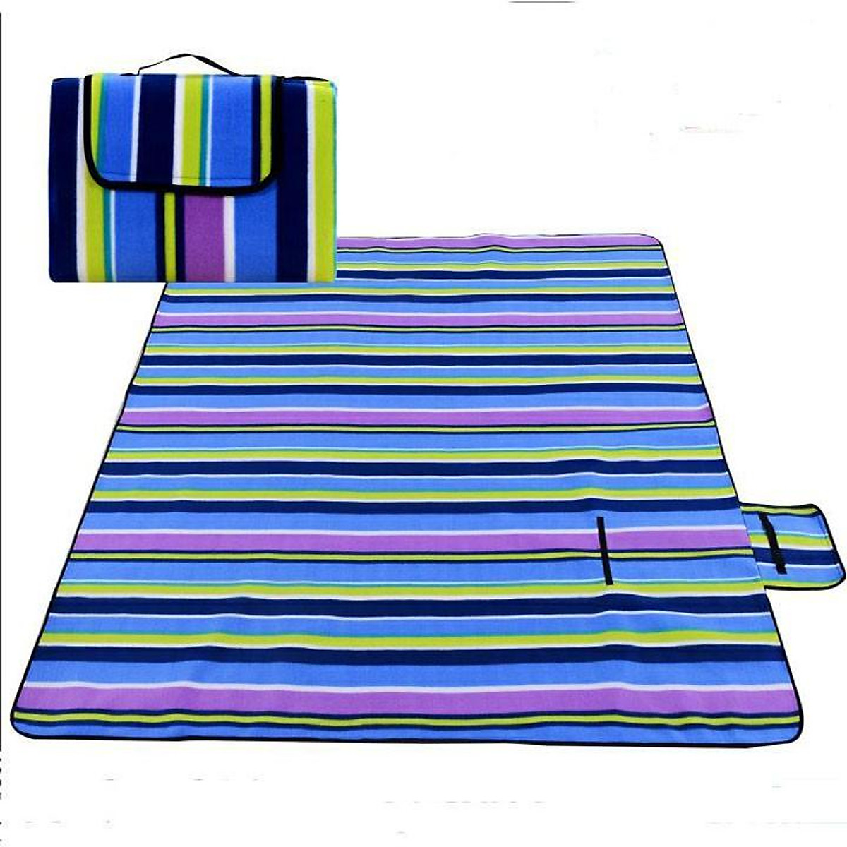 Thảm dã ngoại thảm du lịch gấp gọn 3 lớp chống thấm loại lớn 2m x1.5m