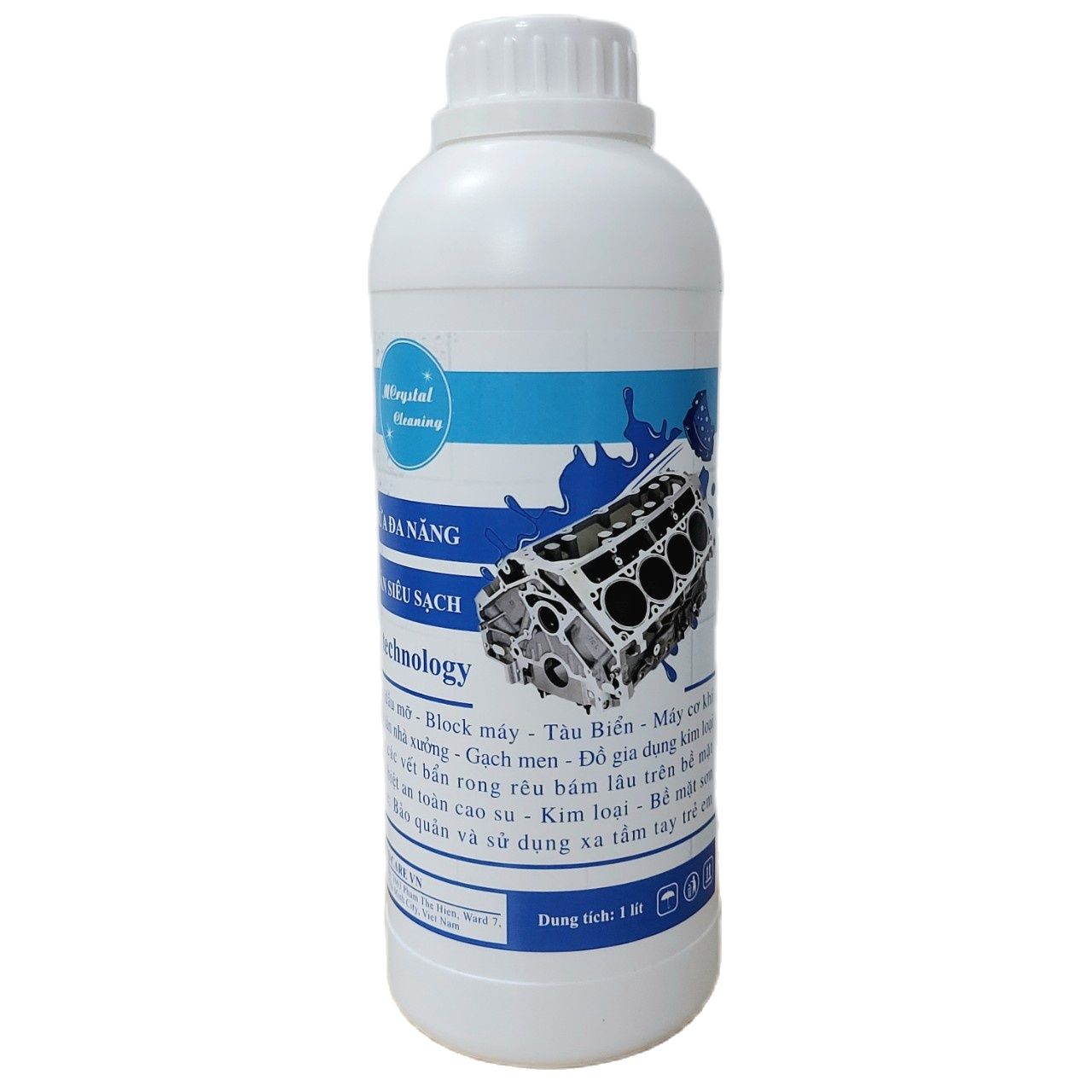 [DUNG DỊCH SIÊU TẨY RỬA ĐẬM ĐẶC] MCRYSTAL CLEANING TẨY ĐA NĂNG 1 LÍT