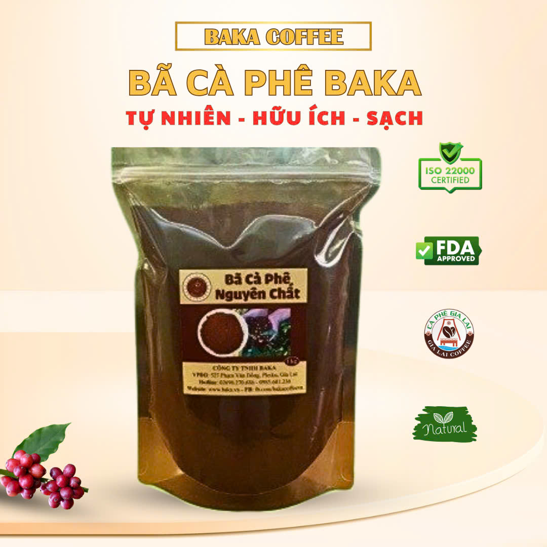 Bã Cà Phê Nguyên Chất (Bì 1kg)