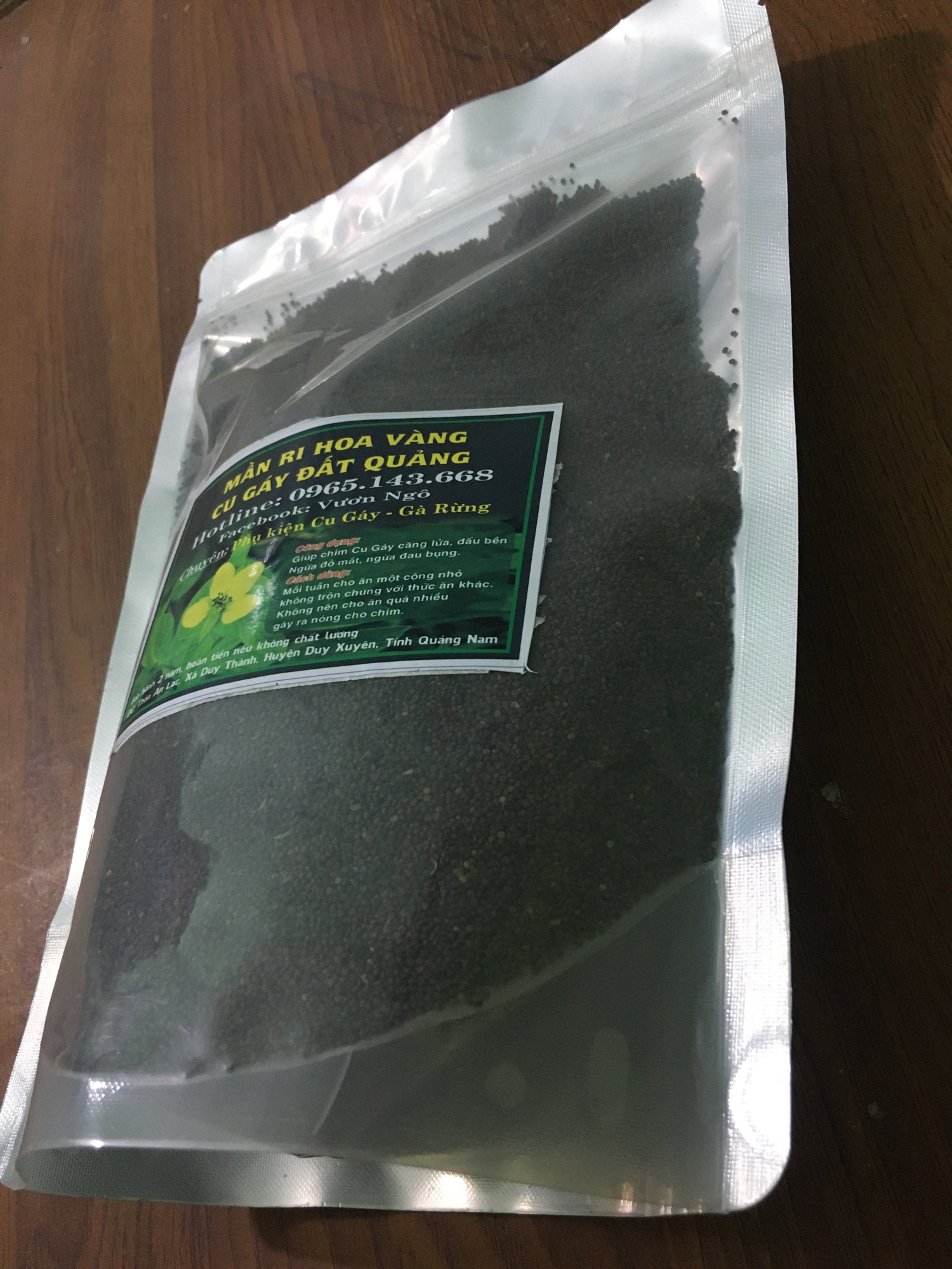 500gr Hạt Mần Ri Kích Lửa Cho Cu Gáy