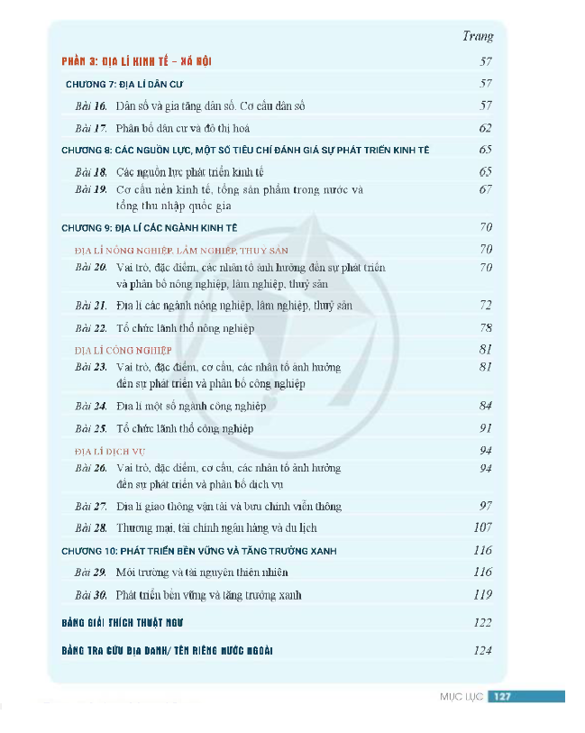 Địa lí lớp10 - Cánh Diều