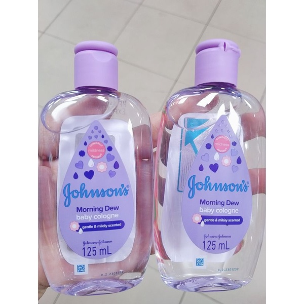 Nước hoa Johnson's Morning Dew Baby Cologne (Chai/ 125ml Tím)