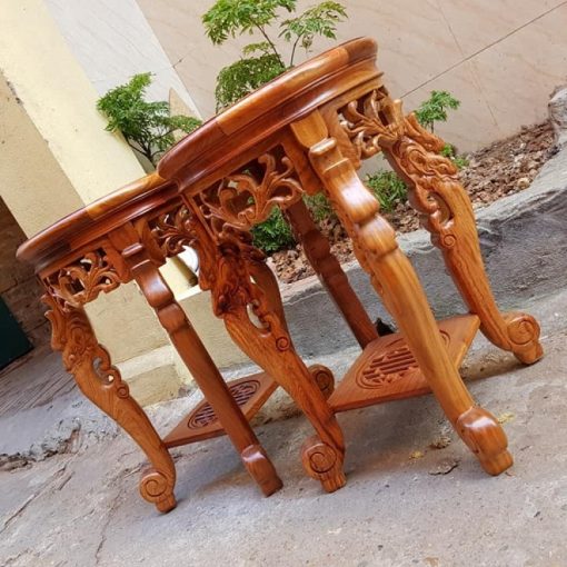 Đôn Rồng Gỗ Hương