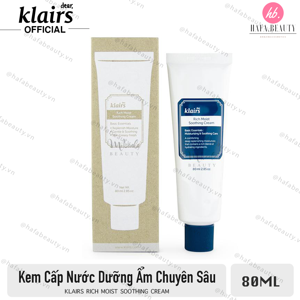 BÁO GIÁ GEL DƯỠNG CẤP ẨM CHUYÊN SÂU SENKA DEEP MOIST GEL CREAM 50G | Shopee Lazada Sendo Tiki mới nhất 64 Kem Cấp Nước, Dưỡng Ẩm Chuyên Sâu Klairs Rich Moist Soothing Cream _ Dear Klairs Chính Hãng