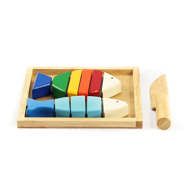 Bộ đồ chơi cắt 2 cá bằng gỗ Winwintoys 63032