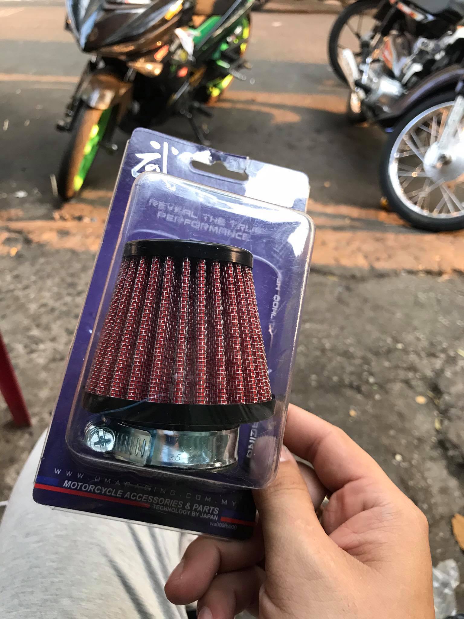Lọc gió bánh ú uma cho ex,winner,satria, ( mọi xe )