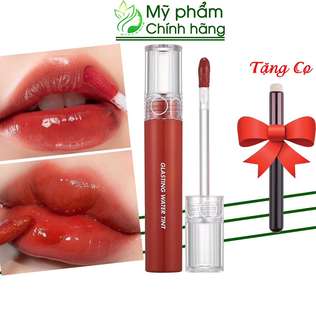 Son romand bóng glasting water tint màu 03 brick river đỏ gạch 5ml ️