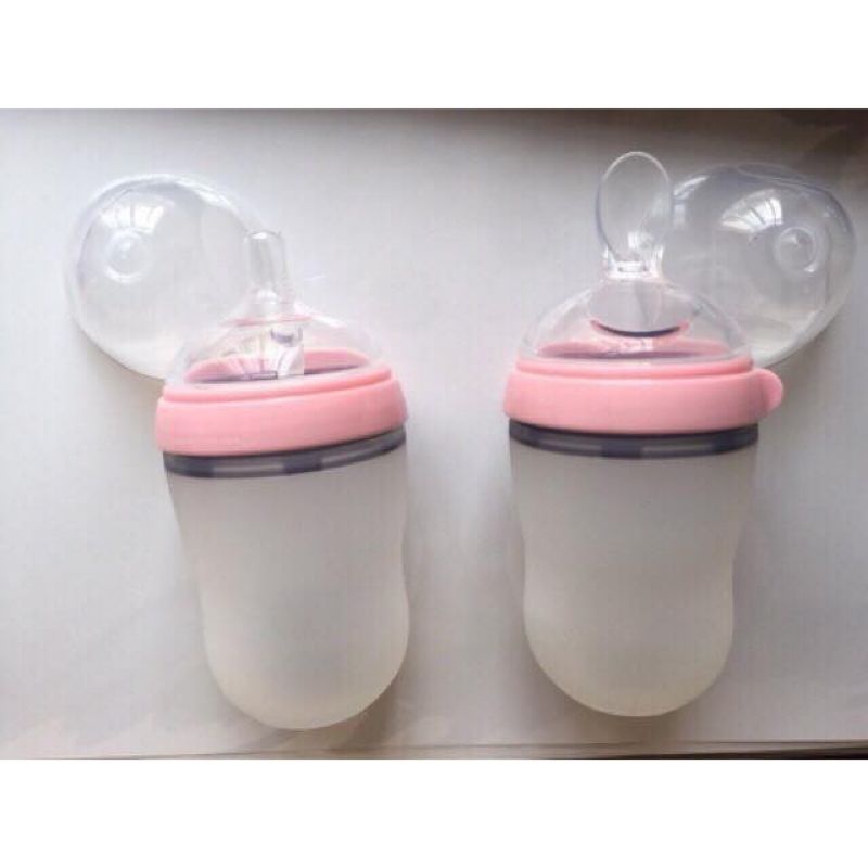 Núm thìa ăn dặm Comotomo Mỹ 150ml/250ml siêu mềm