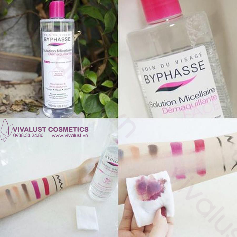 [HCM]Nước Tẩy Trang BYPHASSE Micellar Make-Up Remover Solution (500ml)