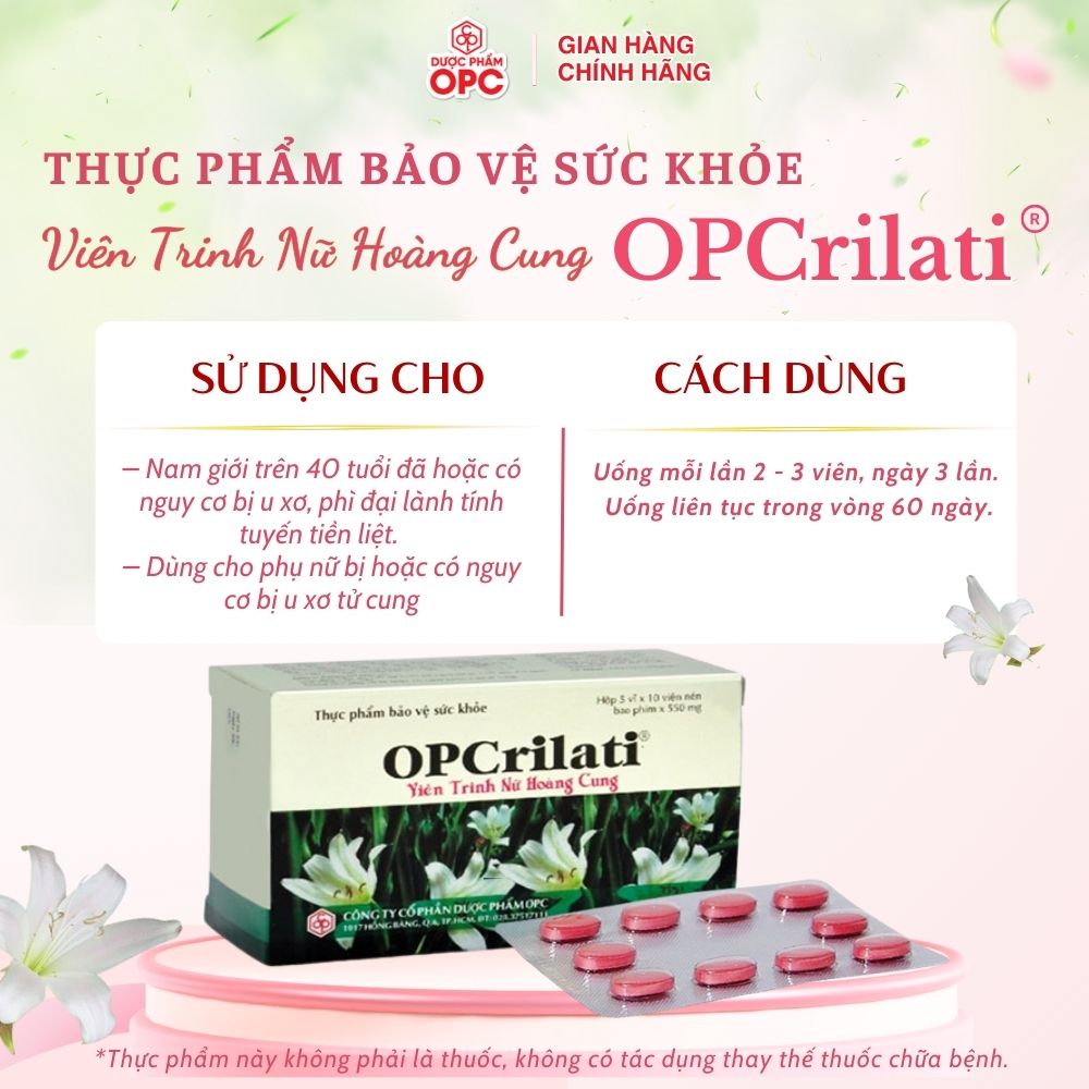 OPCRILATI - VIÊN TRINH NỮ HOÀNG CUNG
