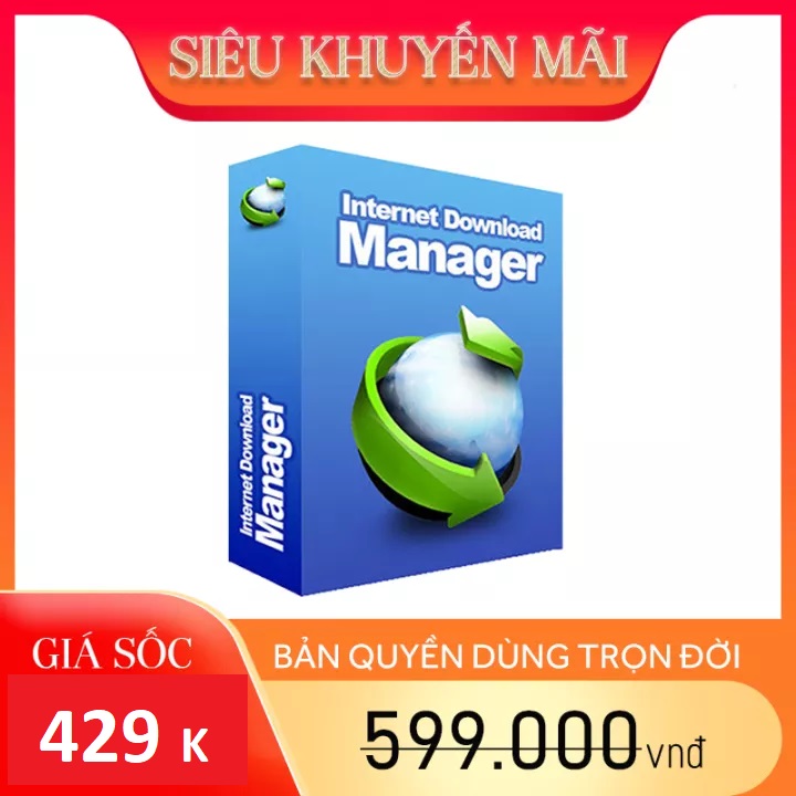 IDM bản quyền Vĩnh Viễn 1 Thiết Bị - Mã Code - Evoucher