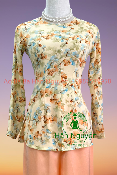 ÁO BÀ BA DÂY KÉO HOA GIÓ + QUẦN