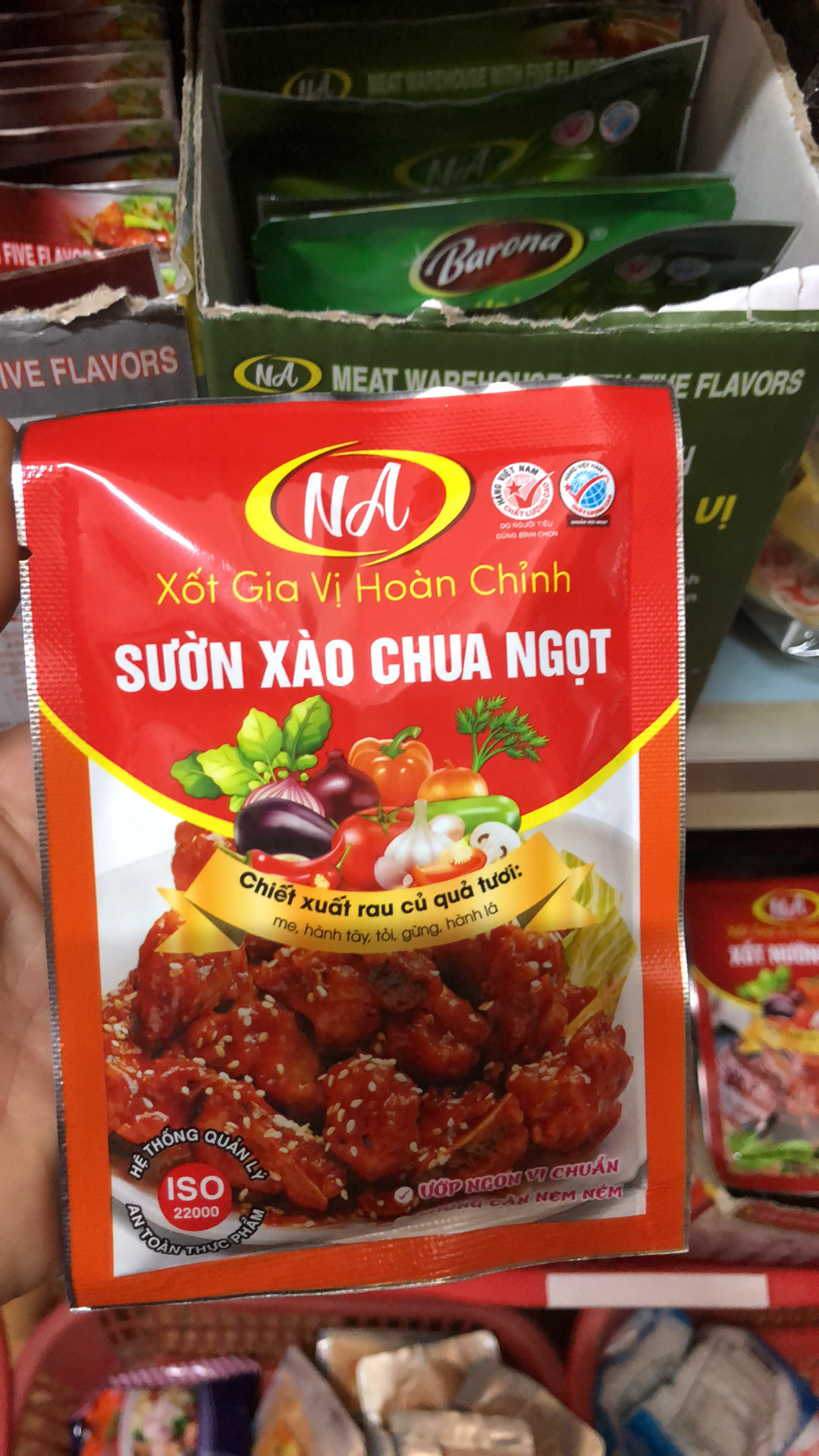Xốt sườn xào chua ngọt
