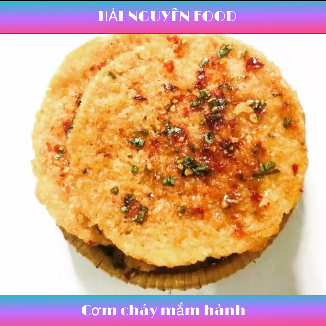 20 bịch cơm cháy chiên mắm (1 bịch gồm 3 bánh)