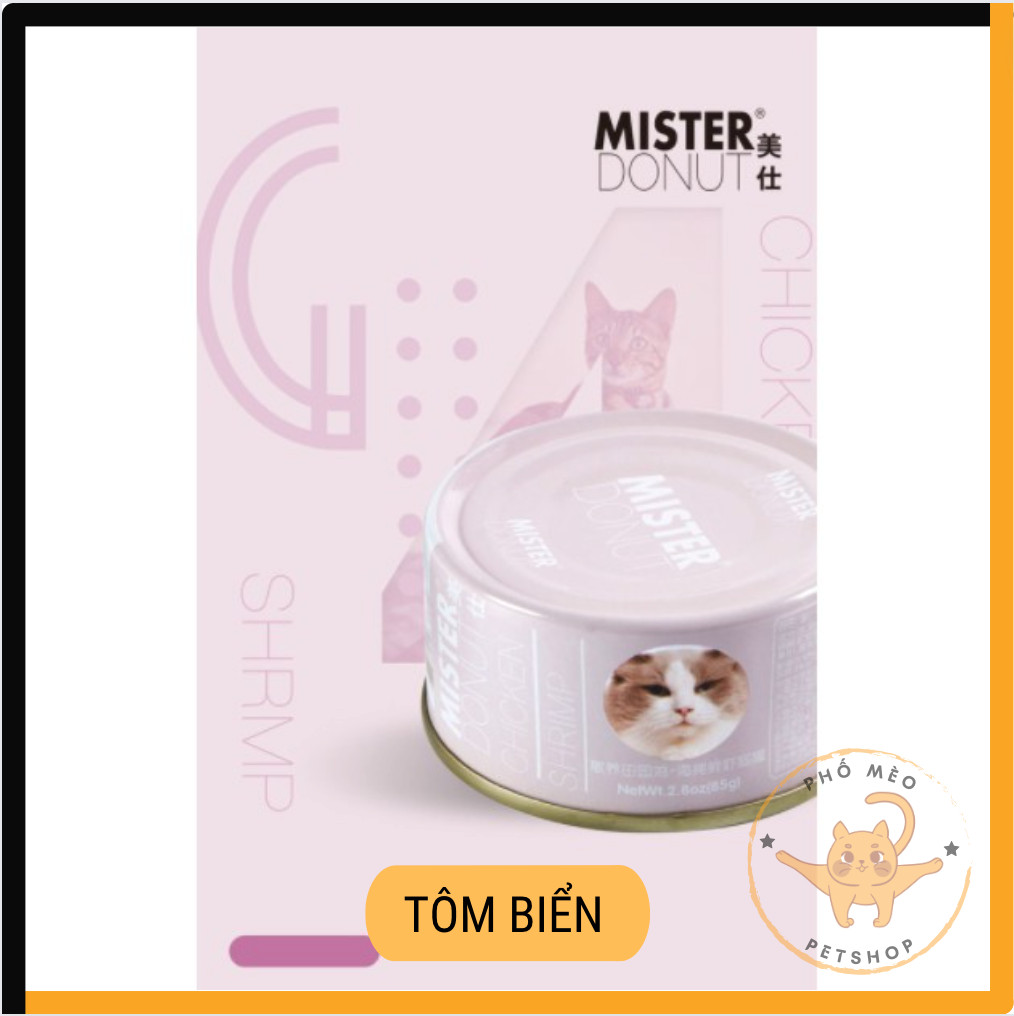 Pate cho mèo Mister Donut 85G dòng G