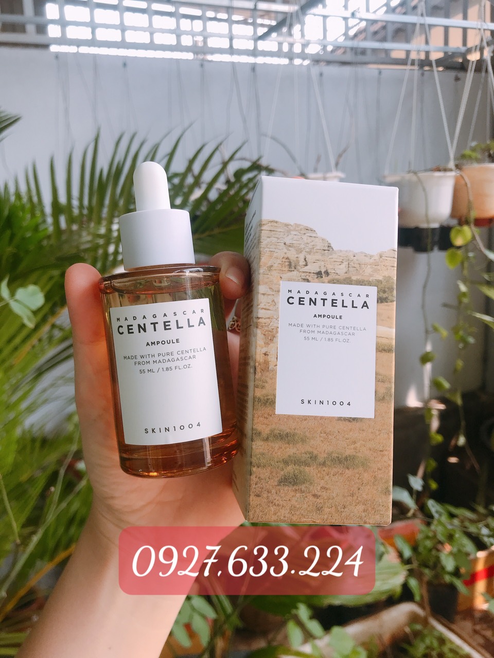 Tinh Chất Rau Má Giảm Mụn, Dưỡng Trắng Da và Phục Hồi Da SKIN1004 Madagascar Centella Asiatica Ampoule 100ml