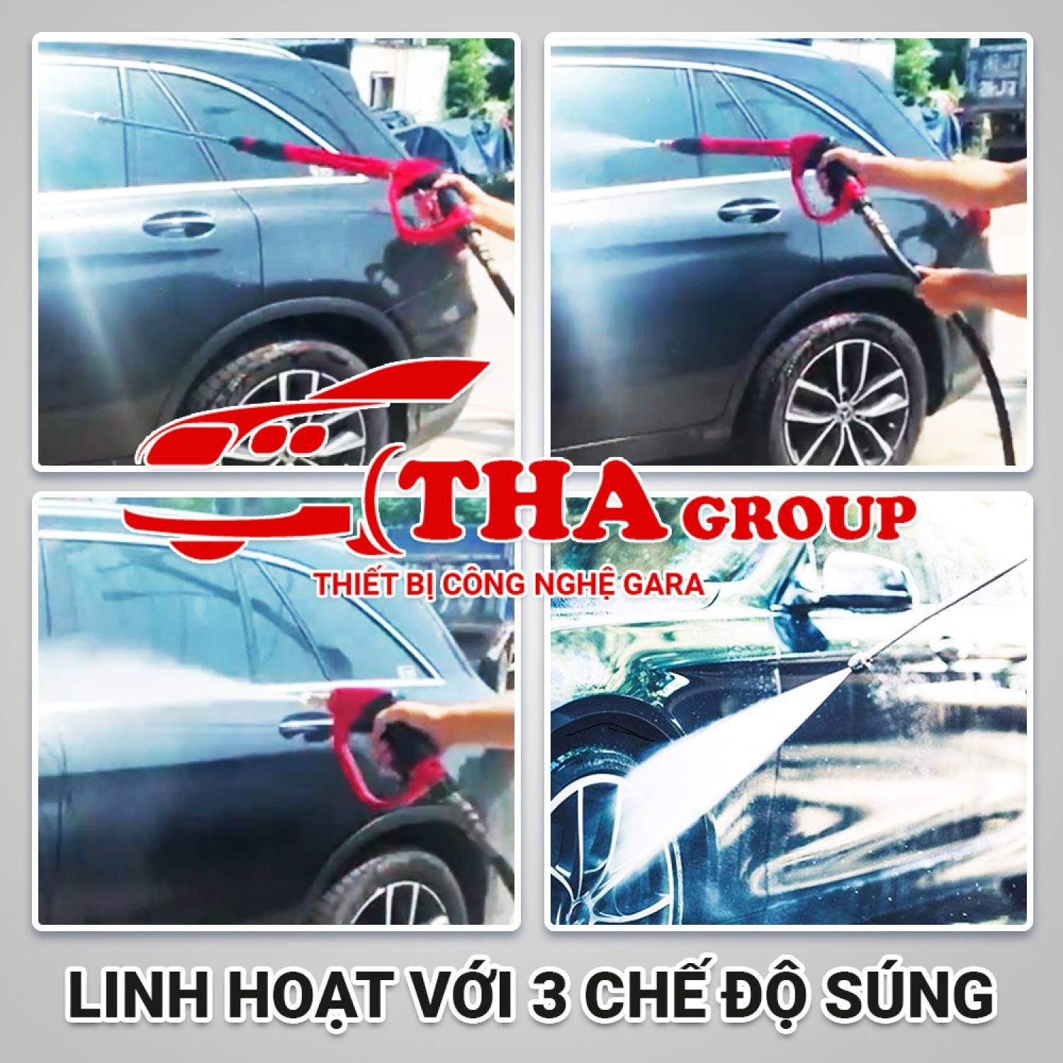 Súng rửa xe cao áp Lutian