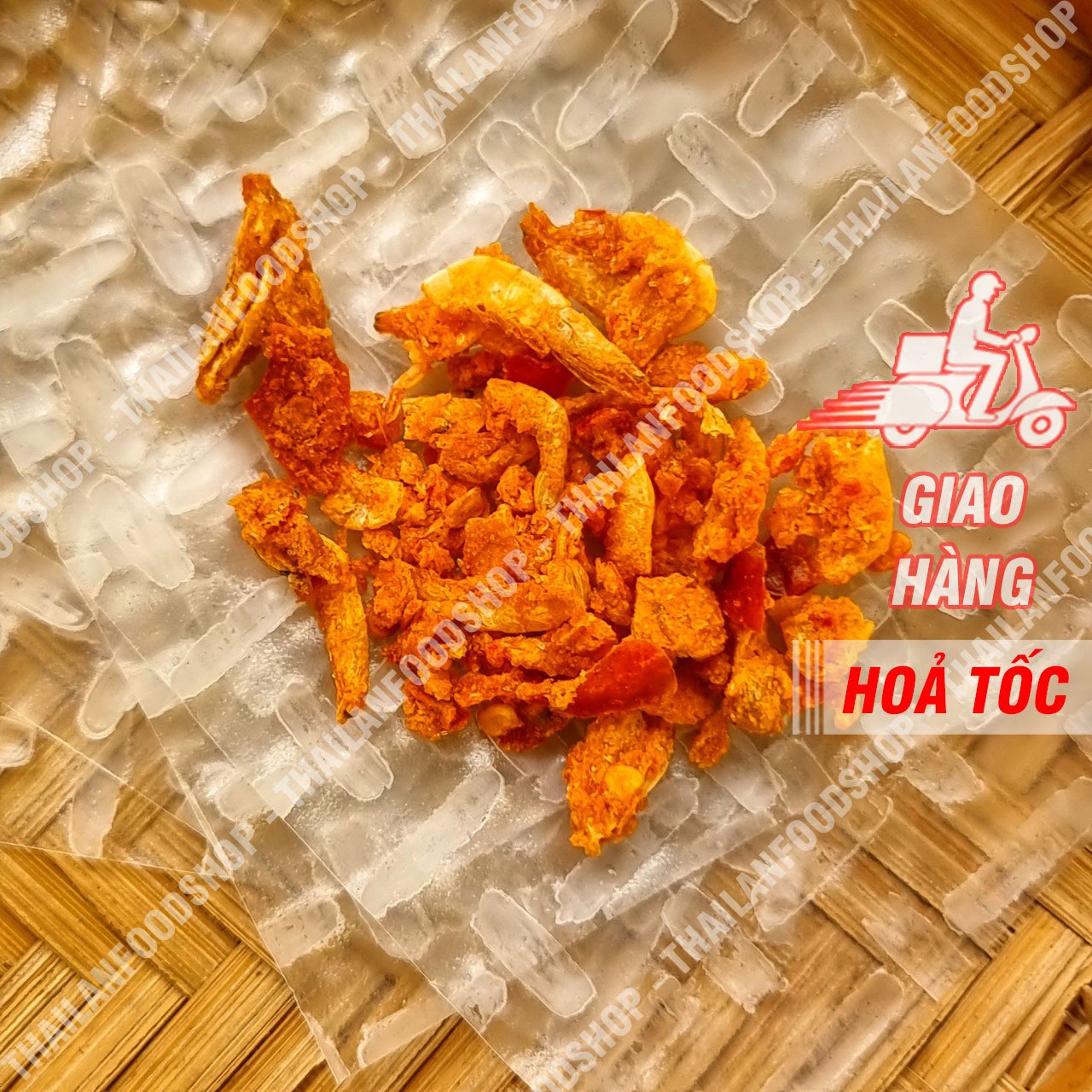 Muối Ruốc Tôm (Ruốc Sấy Muối Tôm) Tây Ninh - Hộp 350gr